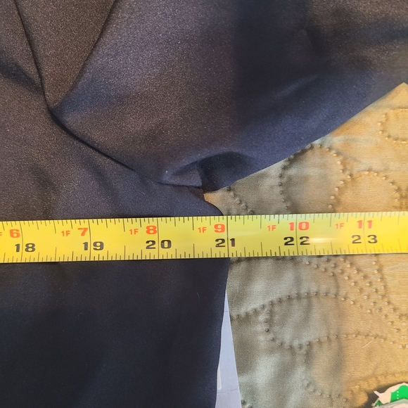 VTG NWT JCP Alicia Black Polyester Faux Bow Semi Sheer Hidden Button Blouse - Picture 13 of 13